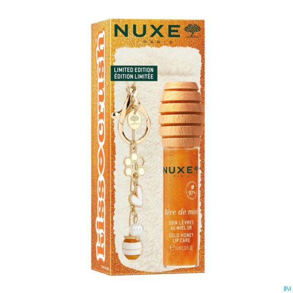 Nuxe Reve De Miel Lip Balm Gold 10ml + Etui