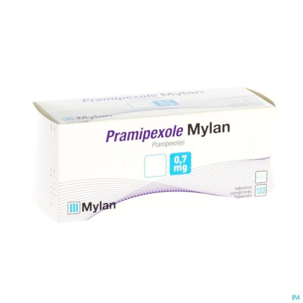 Pramipexole Mylan 0,7mg Tabl 100