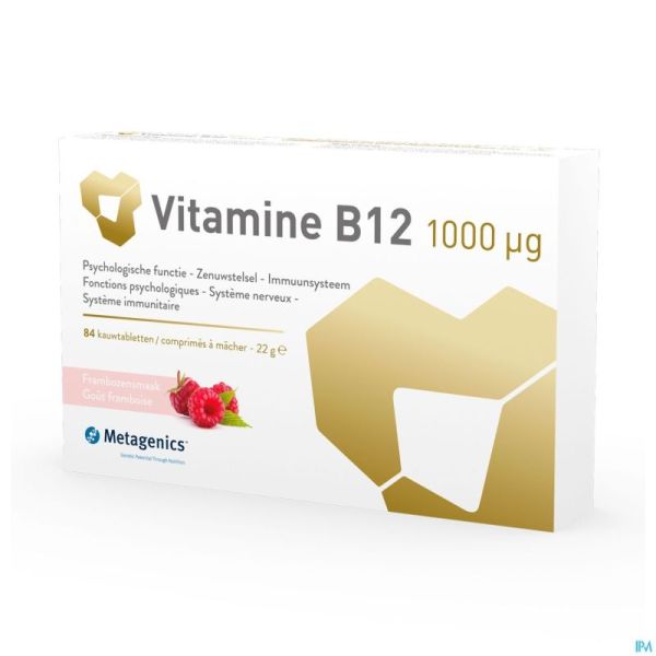 Vitamine b12 1000mcg comp croq 84 metagenics