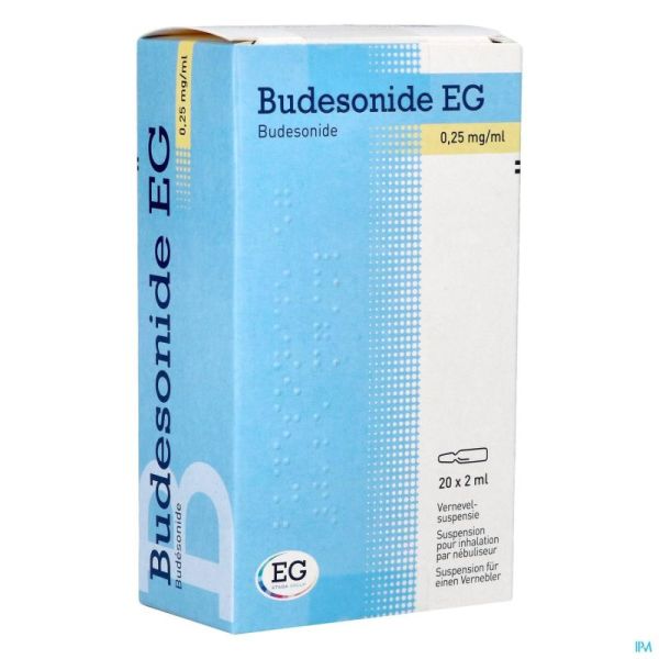 Budesonide EG 0,25Mg/Ml Susp Inh.Nebul Amp 20X2Ml