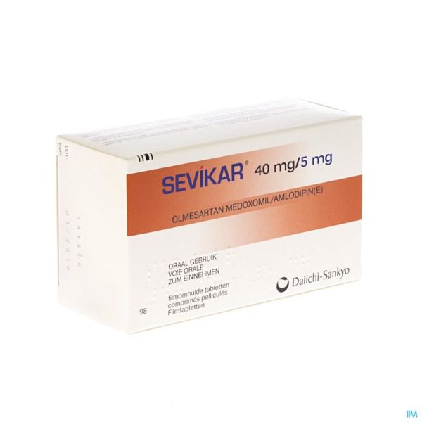 Sevikar 40mg/5mg Comp Pell 98