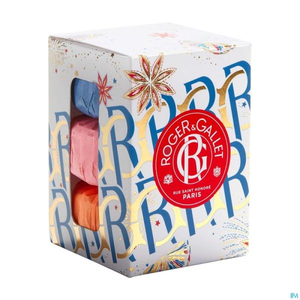 Roger&gallet Set Noel Multi 3 Savons 100g 3 Prod.
