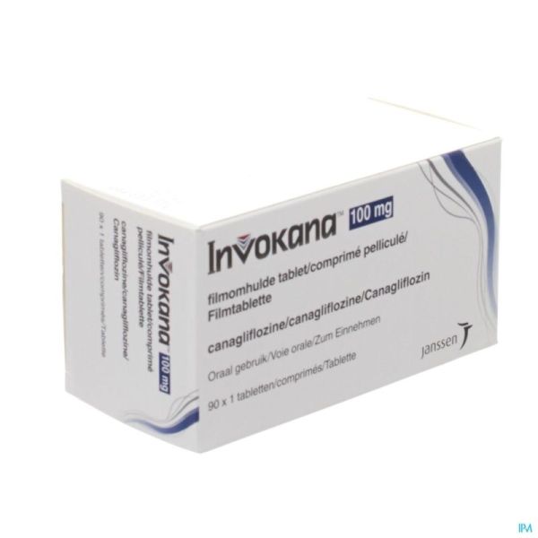 Invokana 100mg Tabl Pell 90 X 100mg