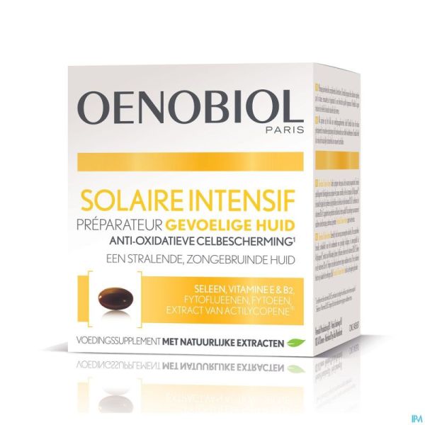 Oenobiol Solaire  Intensif Peau Sensible 30 Caps